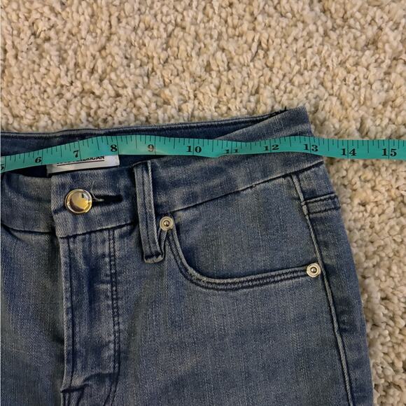 Good American Good Flare Distressed Denim Jeans Size 2/26 - Picture 7 of 9